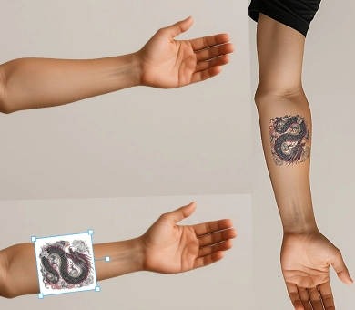 Dragon tattoo example