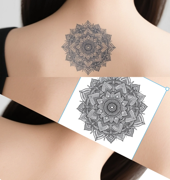 Mandala tattoo example